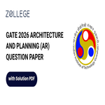 GATE 2026 Architecture and Planning Question Paper with Answer Key and Solution Pdf